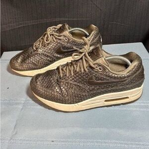 Nike Gray Metallic Athletic Shoes